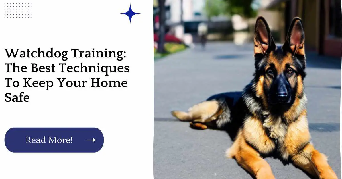 Watchdog Training: The Best Techniques To Keep Your Home Safe